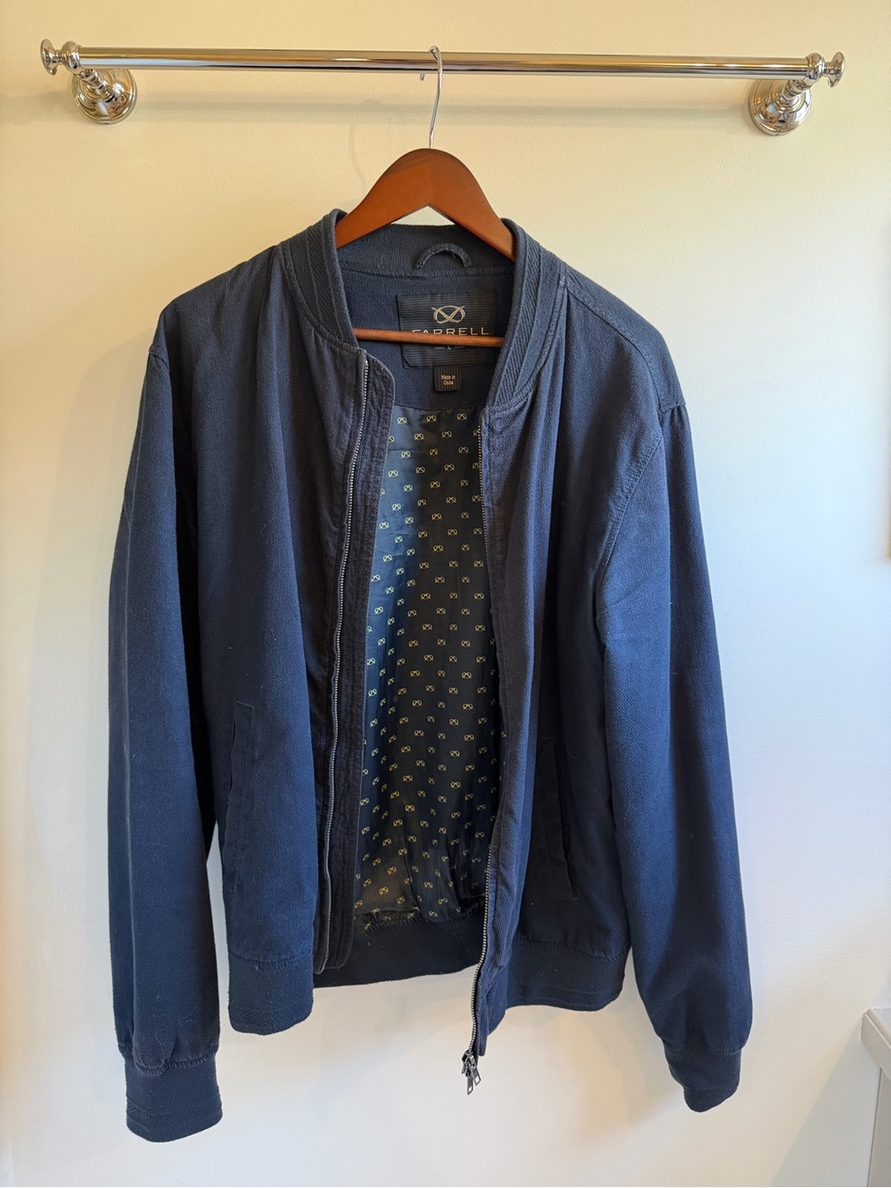 Dark Navy Bomber Jacket